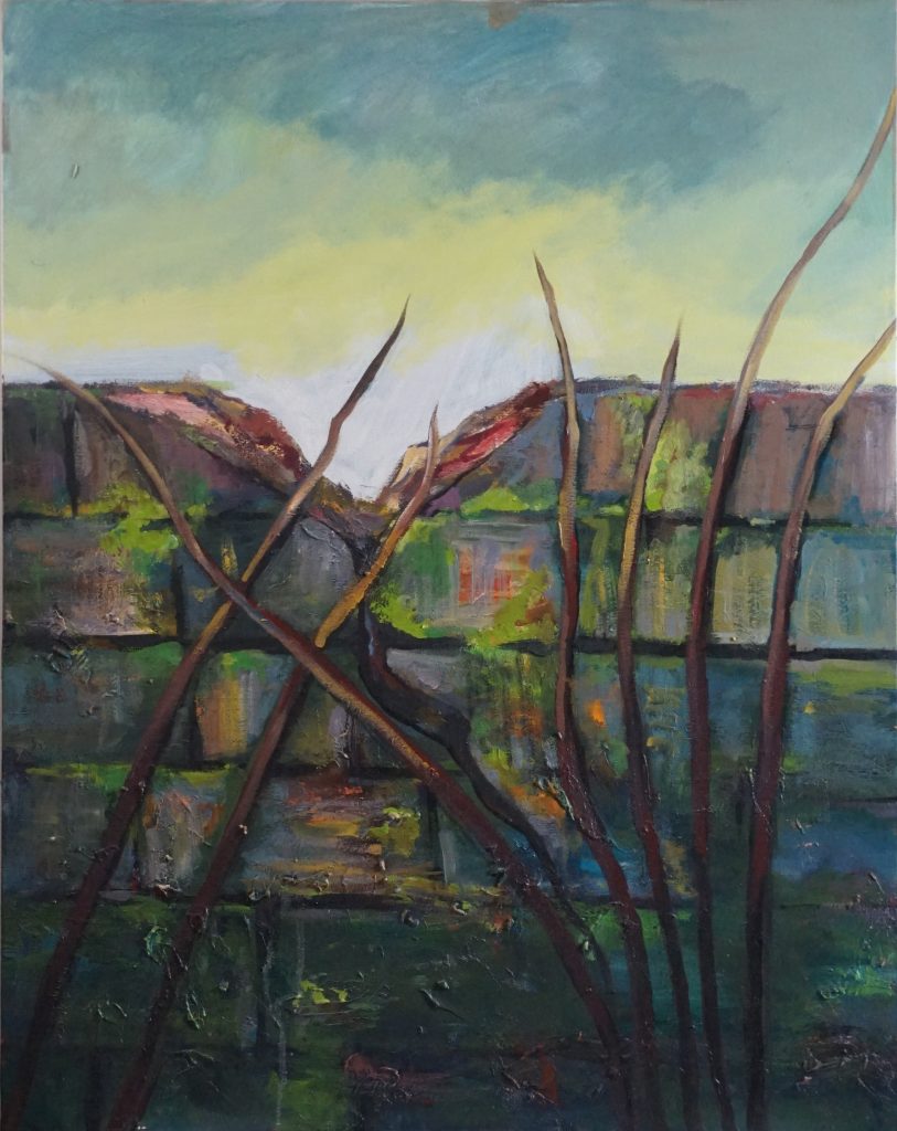 tree branches on wall